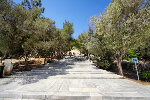 Acropolis: The path leading to the Odeon of Herodes Atticus