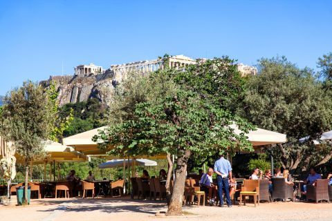 Thissio: Cafes close to the Acropolis