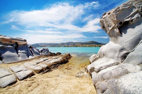 Kolymbithres: Impressive blocks of granite board the beach of Kolymbithres