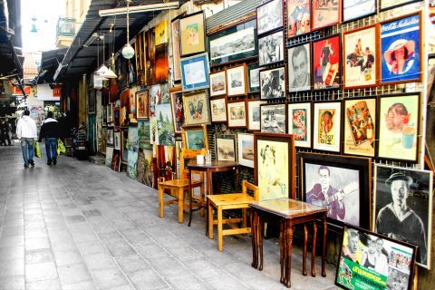 Monastiraki: Street shops in Monastiraki
