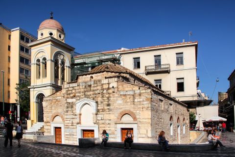 Monastiraki: The Church of Saint Mary Pantanassa in Monastiraki square