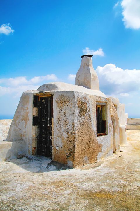 Pyrgos: An old Cycladic building