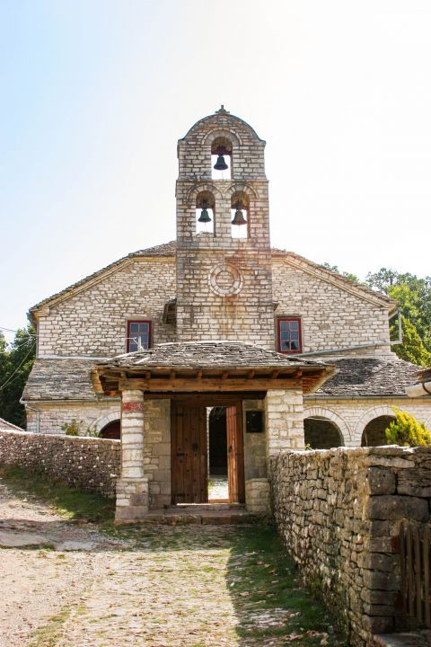 Monodendri: Church in Monodendri village.