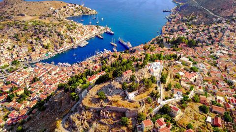 Town: The small houses of Symi