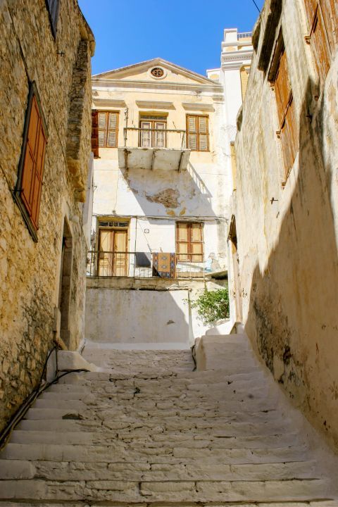Town: An old mansion in Symi Town.