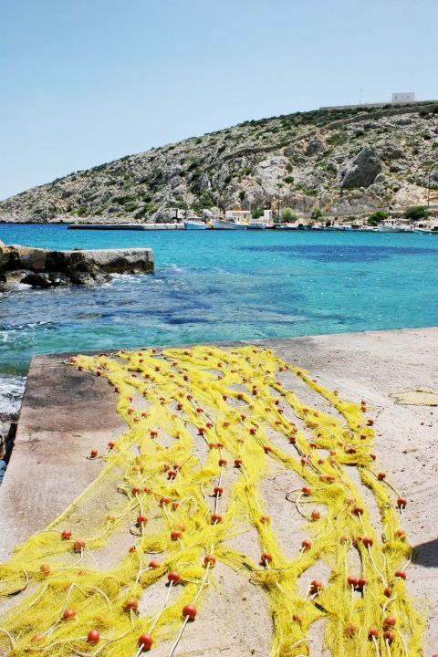 Agios Giorgios: Fishing nets
