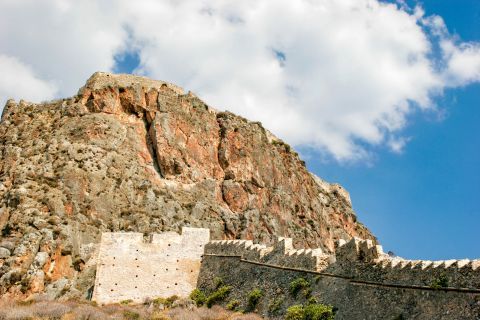 Kastro Monemvasias: The Castle is built on top of an enormous cliff.