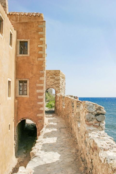 Kastro Monemvasias: Exploring the beauty behind the castle walls.