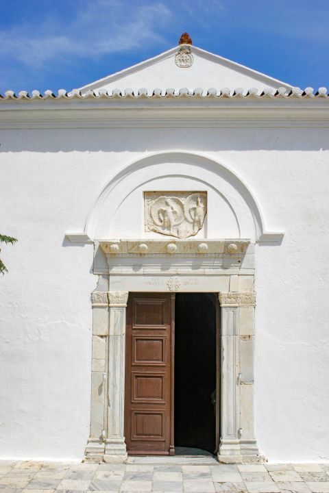 Kastro Monemvasias: The entrance of the Church of Elkomenos Christos.