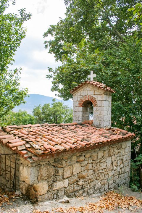 Town: The stone-built church of Agios Ioannis.