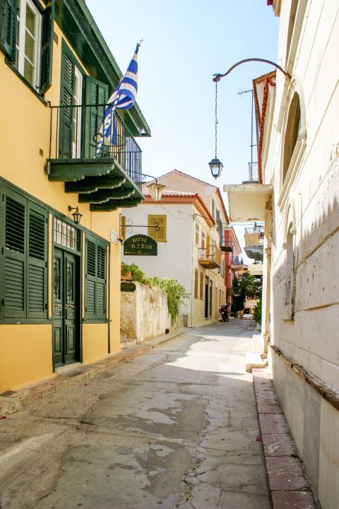 Town: Accommodation in Nafplio.