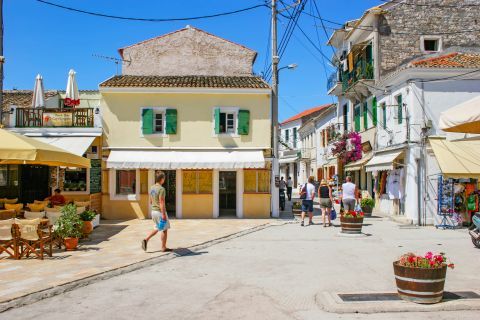 Gaios: A central spot with cafes and souvenirs.
