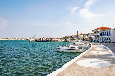 Town: At the harbor of Elafonisos.