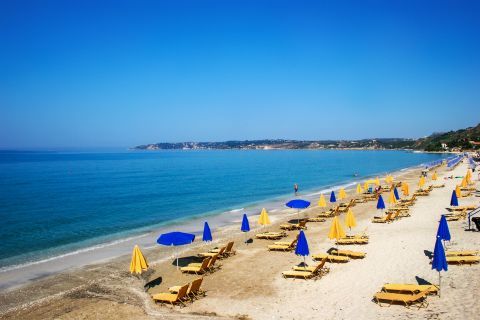 Lourdas: Lourdas is quite popular for its well-organized beach
