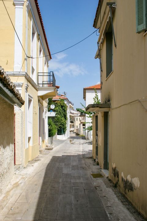 Town: A narrow path in Mesolongi.