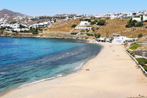 Mykonos Megali Ammos beach: Photos, Map, Hotels | Greeka