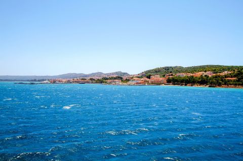 Argostoli: Amazing blue waters.