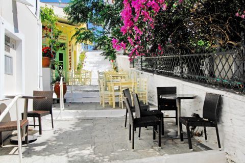 Chora: A place to relax in Chora, Andros.