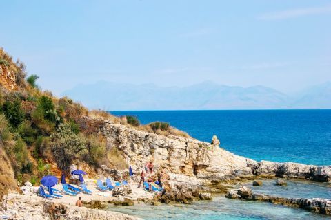 Kanoni Kassiopi: Kanoni is actually a rocky cove easily accessed within a five minute walking from the main settlement of Kassiopi.