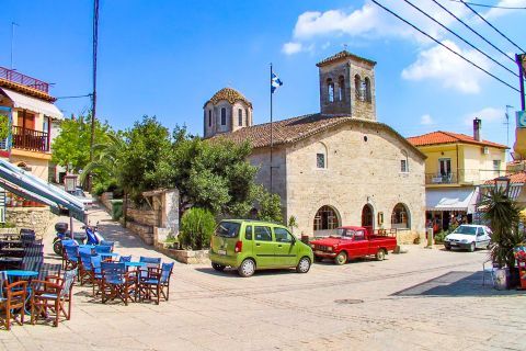 Afitos: Agios Dimitrios church.