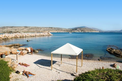 Varkiza: The beach of Varkiza is popular to the Atheneans