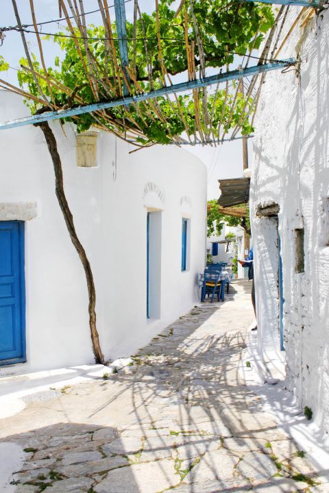 Chora: Walk down the narrow streets of Chora and find quiet spots to eat and drink.