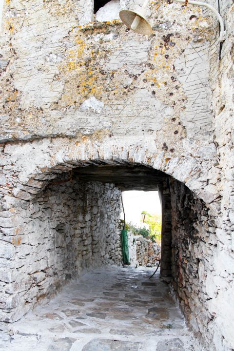 Chora: An archway. Chora, Amorgos.