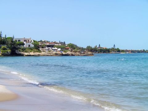 Hersonisos village: At Hersonissos beach
